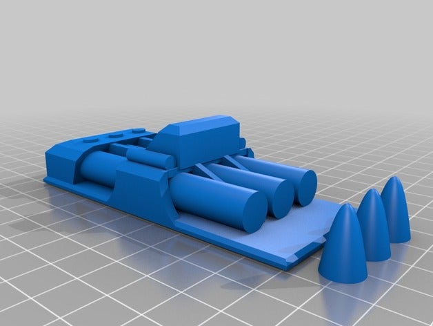 missile Spießrutenlauf 3d Drucker Zubehör 3D print model - Mito3D