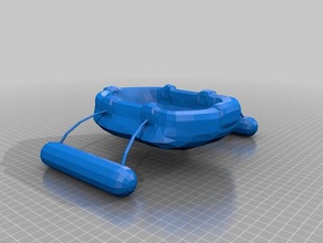 Boot floater Skulpturen Herausforderung makeitfloat 3d print model - Mito3D