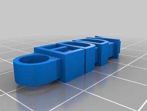 eddy hangertje organización personalizado 3d print model - Mito3D