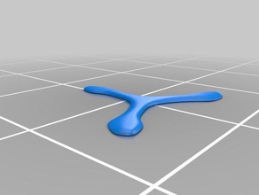 triblade Bumerang sport & im freien boomerang 3d print model - Mito3D