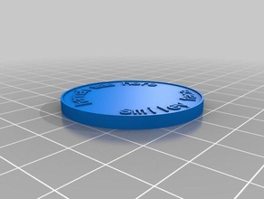 hannah coins & badges customized 3d print model - Mito3D