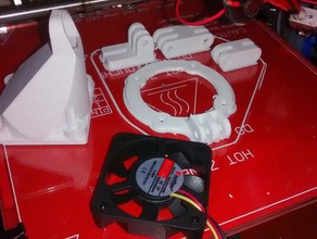ventilador capa reprap - faz-de-r Impressora 3d acessórios 3d print model - Mito3D