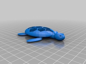 magical turtle boat 3d printing boating makeitfloat sea tortle turle turtel 3d print model - Mito3D