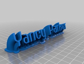yancy office personalizado 3d print model - Mito3D