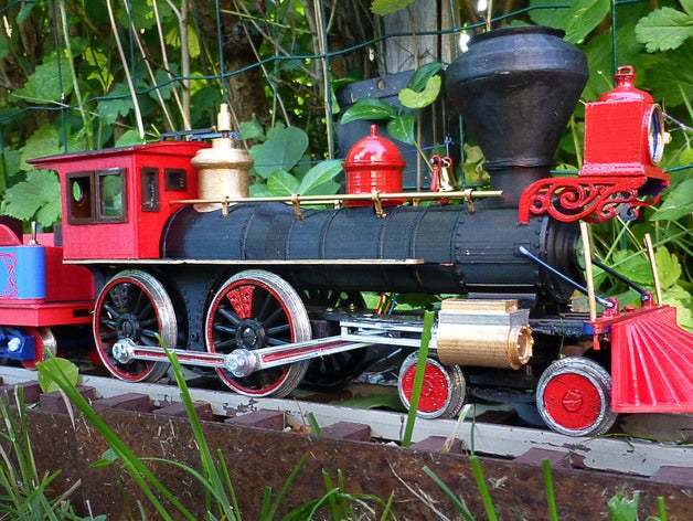 ABD Batı 1 32 ölçek lokomotif inşaat oyuncaklar bahçe tren g openrailway proje 3D print model - Mito3D