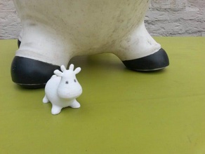 jumping cow animals 3d print model - Mito3D