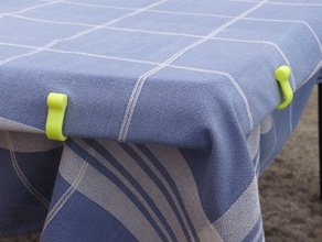 tablecloth clips garden table outdoor & 3d print model - Mito3D