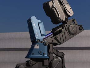 mech warrior gamba sinistra modello i robot droni da combattimento 3d print model - Mito3D