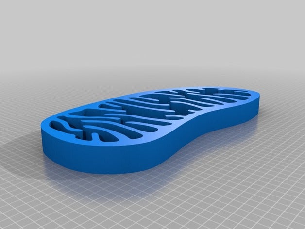 mitokondri biyoloji 3D print model - Mito3D
