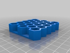 honeycomb hexagonal storage planter containers customized 3d print model - Mito3D