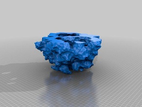 mantar yağ asidi sentaz biyoloji enzim lipit protein veri bankası yapısı 3d print model - Mito3D