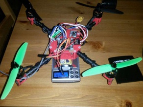 quadcopter design r c veículos quadro quad 3d print model - Mito3D