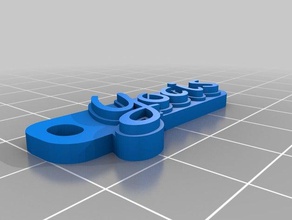 yocis tag llavero organización personalizado 3d print model - Mito3D