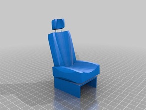 1 10 vw caravelle sandalye model mobilya araba koltuğu koltuk 3d print model - Mito3D