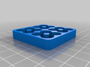 özelleştirilmiş pil tepsi 4x4 aaa organizasyon 3d print model - Mito3D