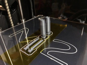 pestillo extremo del cable ford excursión de la puerta trasera automoción 3d print model - Mito3D