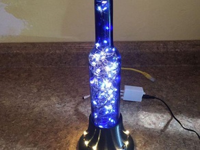 night light bottle mount household led lighting liquor mood 3d print model - Mito3D