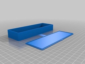 cajita 150x50x20 containers customized 3d print model - Mito3D