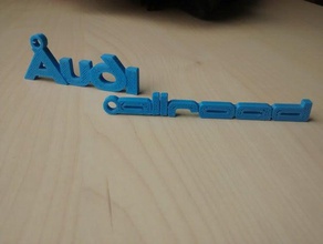 audi allroad key pendant 3d printing 3d print model - Mito3D