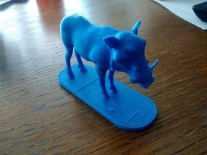 warthog animali guziec 3d print model - Mito3D
