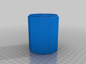 dice-cup Container angepasst 3d print model - Mito3D