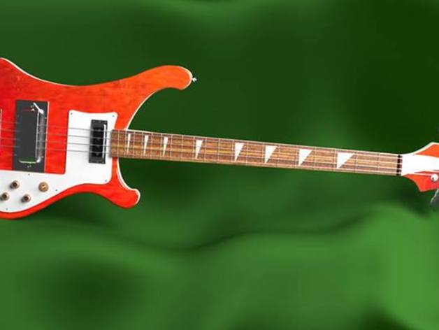 rickenbacker la guitare basse sculptures de musique rickenbaker 3D print model - Mito3D