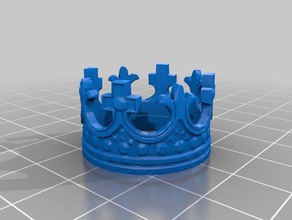 royal crown heykeller taç 3d print model - Mito3D