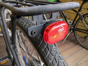 lumière de vélo rack adaptateur plaque d'autres mont openscad utile 3d print model - Mito3D