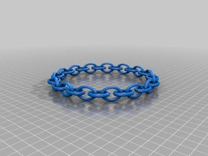 chain link 30 links parts customized 3d print model - Mito3D