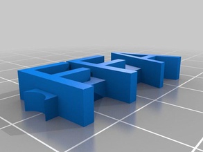 ffa trousseau de clés l'organisation personnalisé 3d print model - Mito3D