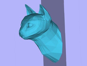 kedi heykeller hayvanlar kediler dekorasyon hediye mevcut heykel sokak 3d print model - Mito3D