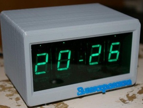 electronic clock ex-ussr chip k176-series iv-11 iv-1 vfd tubes not nixie electronics 3d print model - Mito3D