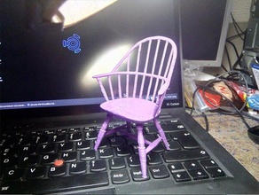 windsor chair sculptures furniture house miniature toys cha 3d print model - Mito3D