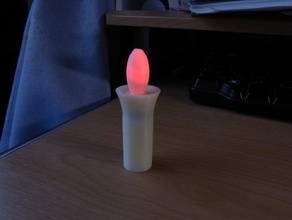 plastic candle other led toy 3d print model - Mito3D