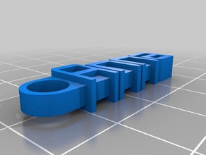 anna chave organização personalizado 3d print model - Mito3D