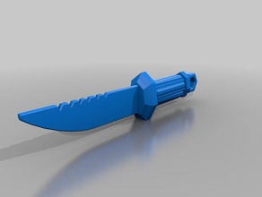 xnox200 combat Knife 3d print model - Mito3D
