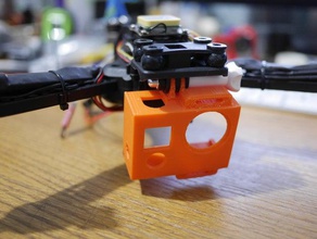 gopro case trifecta r c vehicles mount tricopter 3d print model - Mito3D