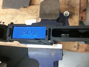 dpms lr308 récepteur étau bloc des outils à main l'extérieur le fusil outil de l'étau 3d print model - Mito3D