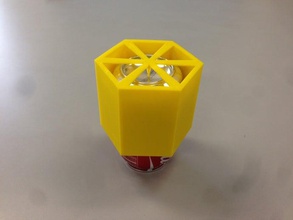 top 2 pião de brinquedo invertido lata refrigerante mecânico brinquedos 3d print model - Mito3D
