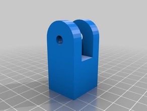 15x15 mm consente di impostare le cose quadrato tubo tondo alluminio profilo parti in cerniera 3d print model - Mito3D
