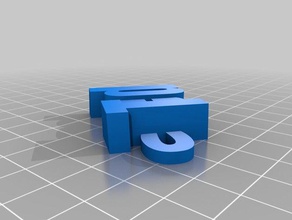 ted name keychain organization customized 3d print model - Mito3D