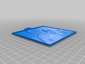 laird lithopane 2d art personalizado 3d print model - Mito3D