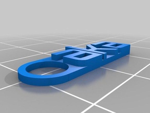 kate alsup do chaveiro organização personalizado 3d print model - Mito3D