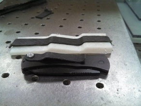 bıçak klibi kalıp parçalar kemer klipsi klip cep bıçağı 3d print model - Mito3D