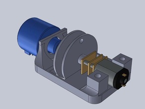 diy multi-turn servo pulley 3d print model - Mito3D