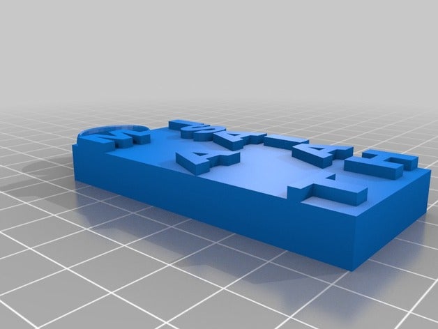 nametag accessories 3D print model - Mito3D