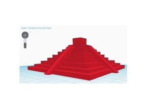 chichen itza 3d-drucken clubscientific seetheworld 3d print model - Mito3D