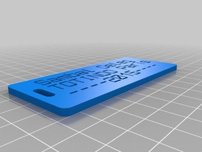 sambal oeleg 2015 organização personalizado 3d print model - Mito3D