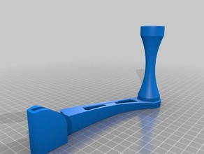 leapfrog creatr lateral arm 1kg spool 3d printer parts printing holder 3d print model - Mito3D