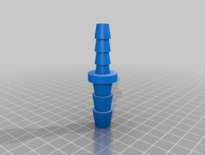 my customized hose barb adapter manifold outdoor & garden 3d print model - Mito3D